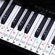 Beschrifte deine klaviatur, um leicht noten lernen zu können schritt 6 hier die (fast) vollständig beschriftete klaviatur. Elektrisches Klavier Keyboard Noten Aufkleber 37 49 88 61 54 Tasten Sticker Ebay