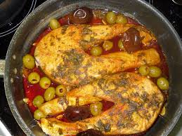 Poisson A La Marocaine Aux Olives Et Piments Nora Les Recettes De Joanna