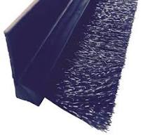 Flexible Strip Brush, Clip Style, Double Row, 1" Trim, .008 ...