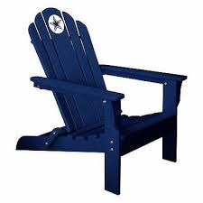Navy Nfl Football Team Logo Dallas Cowboys Garden Porch Beach Adirondack Chair Ebay Adirondack Chair Green Chair Folding Adirondack Chairs