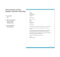General application letter for any position source: Job Application Letter Sample For Any Position Sample General Cover Letter