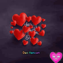 Beautiful hearts, cupids, greeting cards with inscriptions for your loved one. Happy Valentines Day Gifs Tenor