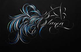 Stunning Effortless Calligraphy Flourishing By Erick De La Rosa Flourish Calligraphy Calligraphy Calligraphy Video