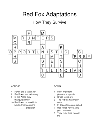 Check spelling or type a new query. Fox Crossword Answers All Things Foxes Fox Crossword Puzzles