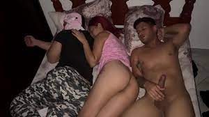 My Girlfriend brought her Best Friend to live in our house and I don't like  that we have to share a bed with him because I hear that he fucks her next