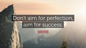 Eike Batista Quote: “Don't aim for perfection, aim for success.”