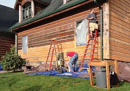 Additionally, we offer professional log home sealing and staining, trim painting and staining, and chinking painting. What To Expect In A Log Home Restoration