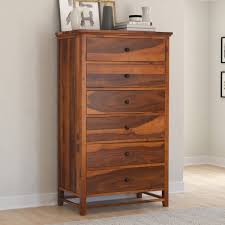 This 6 drawer chest dresser cabinet is made of premium p2 mdf for durability. Mission Modern Solid Wood 6 Drawer Bedroom Tall Dresser