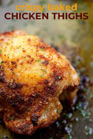 04 of 12 baked ranch chicken thighs Crispy Baked Chicken Thighs That Low Carb Life