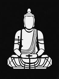 Black And White Acrylic Painting Buddha Black And White Buddha Art Buddha Art Buddha Artwork Art