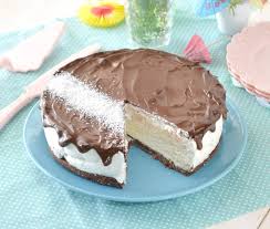 Torta Gelato Al Cocco E Cioccolato Senza Gelatiera Un Pizzico Di Pepe Rosa