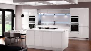 linear white gloss kitchen betta living