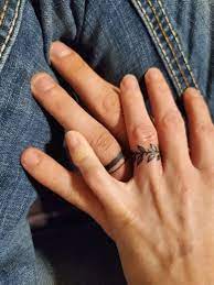Couples Tattoo Wedding Rings Tattoo Wedding Rings Ring Tattoo Designs Wedding Band Tattoo