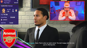 Tshaka arsenal lateef taylor jr (born march 16, 2002) is an american rocket league player. Wtf Liverpool Accept Van Dijk To Arsenal Offer Fifa21 Arsenal 03 Youtube