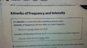Adverbs of frequency are often used with the present simple because they indicate repeated or routine activities. Day 44 Of The Remote Learning Packet Adverbs Of Frequency Intensity Youtube