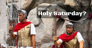 In many churches a custom developed of creating a tomb or bier on which was placed a statue of jesus' corpse, and the lay faithful were then. What Is Holy Saturday Gotquestions Org