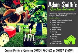 Adam Smith Garden Services Graphic Design Flyer Poster Garden Services Gardening Horticulture Disenos De Unas Jardineria Vivero