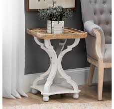 Cozayh Rustic End Table Side Table Nightstand Farmhouse Style Handcrafted Finish Modern Natural Walmart Com In 2020 Farmhouse End Tables Accent Table Round Accent Table