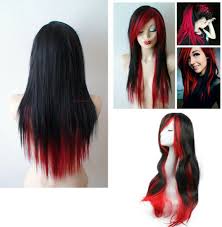 Alibaba.com offers 1,489 black and red ombre hair products. Fashion Women Black Ombre Red Hair No Lace Front Synthetic Wigs Cosplay Us Stock 6096478973742 Ebay