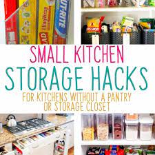No Pantry How To Organize A Small Kitchen Without A Pantry Decluttering Your Life Pantry Redo Storage Solutions Diy Small Kitchen