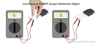 Sama dengan cara yang pertama. Cara Menguji Mosfet Metal Oxide Field Effect Transistor Dengan Multimeter Teknik Elektronika