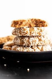 Melt butter in a large saucepan over medium heat. Vegan Sesame Tahini Cookies Gluten Free Beaming Baker
