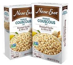 I can buy the regular couscous and add my own extra garlic. Pearled Couscous Roasted Garlic Olive Oil Neareast Com