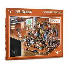 Choose from a variety of texas longhorn puzzle options with different sizes, number of pieces, and board material. Ncaa Texas Longhorns Purebred Fans A Real Nailbiter Puzzle 500pc Target