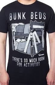 Step Brothers Bunk Beds T Shirt The Shirt List Movie T Shirts Step Brothers Great T Shirts
