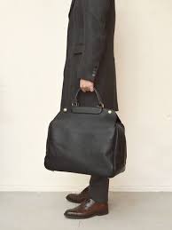 herz japan organ boston bag ボストンバッグ 縦型 男性モデル手持ち ボストンバッグ メンズファッションスタイル メンズファッション