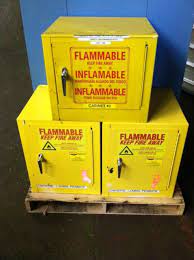 Global 15 gallon flammable stacked cabinet 43x19x22 w/ global acid cabinet used unit in good condition, see photos for details on physical condition or if you have any questions feel free to contact us anytime. New Used Liquid Flammable Fire Safety Cabinets