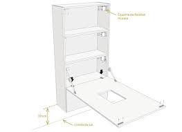 Fabriquer Un Bureau Rabattable Et Son Meuble A Roulettes Leroy Merlin Bureau Rabattable Fabriquer Un Bureau Bureau