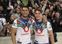 He was born to an indigenous australian father and a maori mother from hastings, new. Nrl New Zealand Warriors Captain Roger Tuivasa Sheck Volunteers Position For 18 Year Old Debutant Reece Walsh Nz Herald
