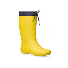 Crocs kids yellow rain boots. Shoes Crocs Freesail Rain Boot Yellow Navy Blue Price 85 38