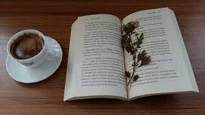 kitap kahve huzur cicek kitap cicek