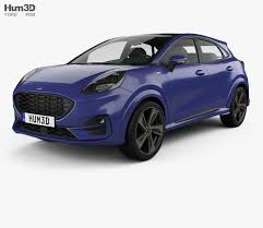 3d Model Of Ford Puma 2020 Ford Puma 3d Model Ford