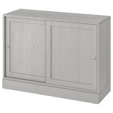 Sideboards and buffets with hutches seem to be found in the kitchen more than they are in a formal dining room. Havsta Armoire Avec Plinthe Gris 121x47x89 Cm Ikea