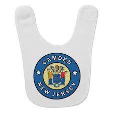 Camden New Jersey Baby Bib Zazzle Com Baby Bibs Custom Baby Elizabeth New Jersey