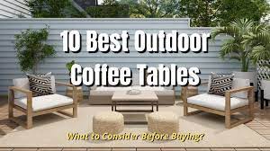 Discover the best patio coffee tables in best sellers. 10 Best Outdoor Coffee Tables In 2021 The Backyard Pros