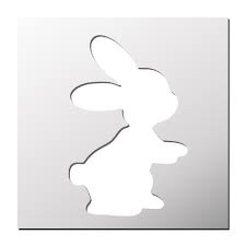 Pochoir Lapin De Paques Pochoirs Gratuits Pochoirs Imprimables Gratuits Pochoir