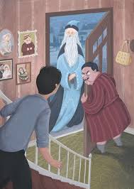 Dumbledore S Visit Harry Potter Artwork Harry Potter Illustrations Harry Potter Fan Art