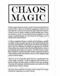 chaos magic chaos magick chaos magic magick book