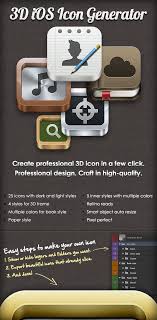 3d Ios Icon Generator By Fareast Binsteera Via Behance Icon Generator Ios Icon Icon
