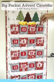 New Pattern Big Pocket Advent Calendar Fabric Flowers Homemade Advent Calendars Advent Calendar Pattern Advent Calendars For Kids
