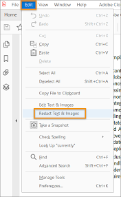Removing Sensitive Content From Pdfs In Adobe Acrobat Dc