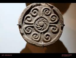西安秦砖汉瓦博物馆汉代水涡云纹瓦当 chinese element chinese patterns ancient china