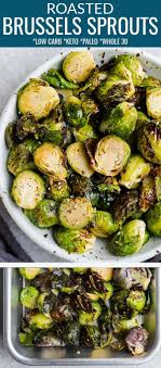 These Roasted Brussels Sprouts Are A Quick And Easy Side Dish And Perfect For Thanksgiving Christmas Or A Low Carb Side Dishes Low Carb Sides Side Dishes Easy