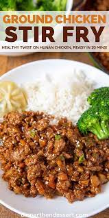 Ground Chicken Stir Fry Minced Chicken Recipes Healthy Chicken Stir Fry Chicken Recipes Casserole
