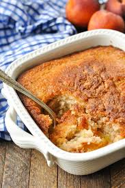 It's not bready or cakey at all. Bisquick Peach Cobbler The Seasoned Mom
