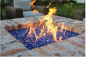 ( 4.8) out of 5 stars. Exotic Cobalt Blue Reflective Tempered Glass Gas Fire Pit Fireplace Fireglass Ebay